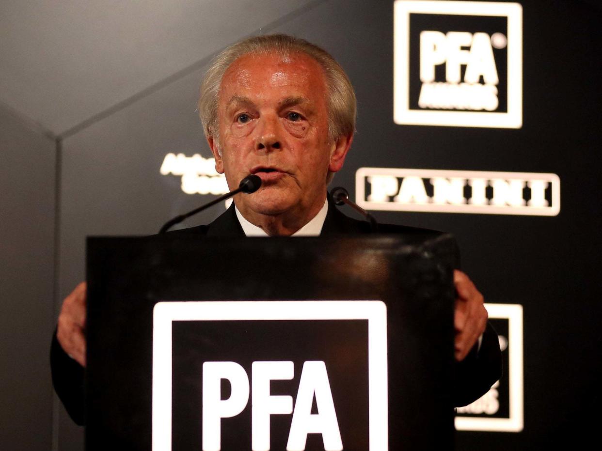 PFA chief executive Gordon Taylor has issued an angry response to Health Secretary Matt Hancock: PA