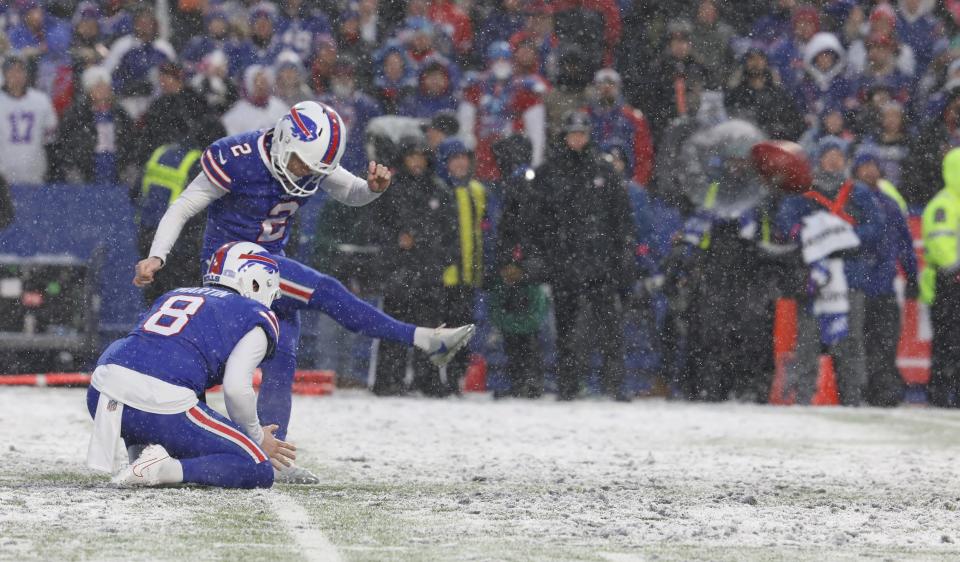 Tyler Bass had his third consecutive outstanding year as the Bills kicker.