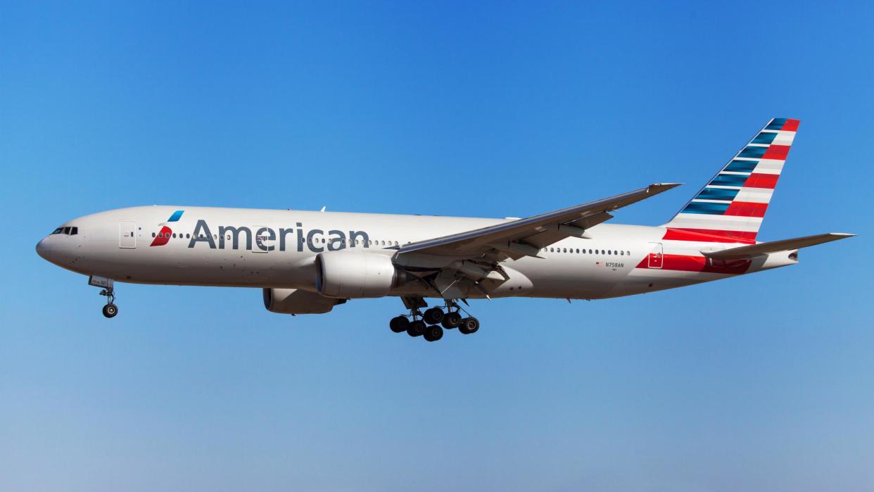 The incident took place on an American Airlines flight: istock