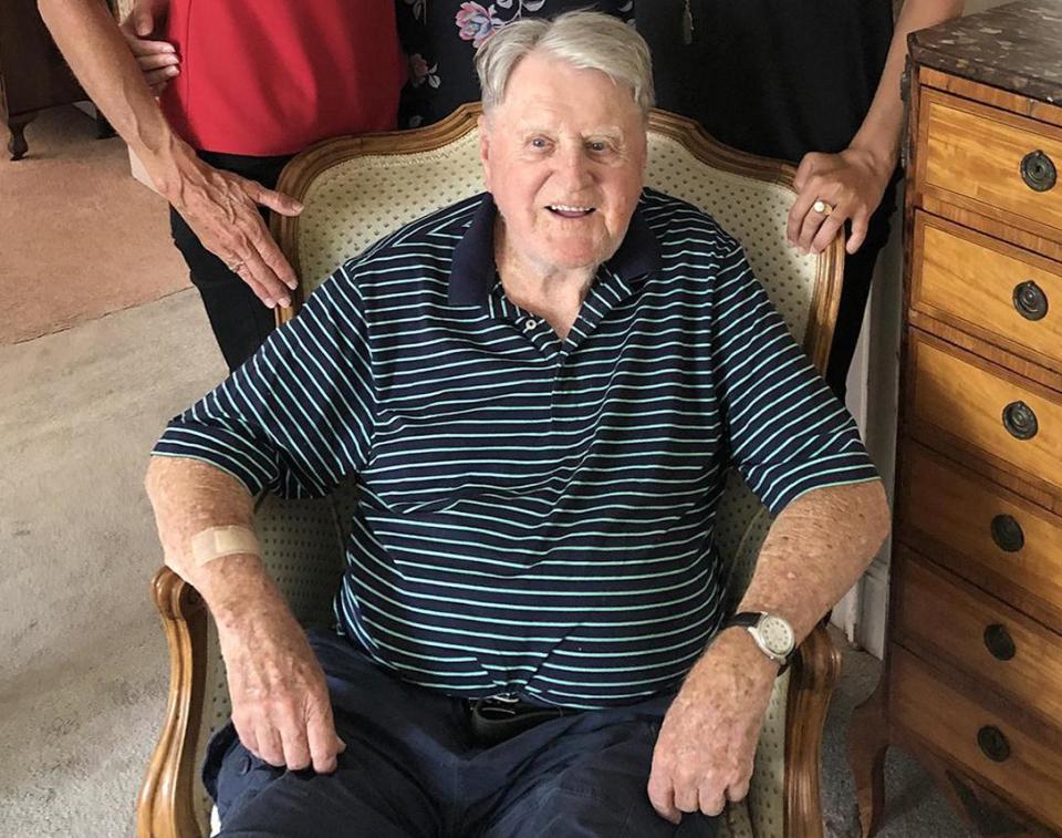 A photo provided by his family shows the late Gerald Early, who celebrated his 100th birthday in March 2020.