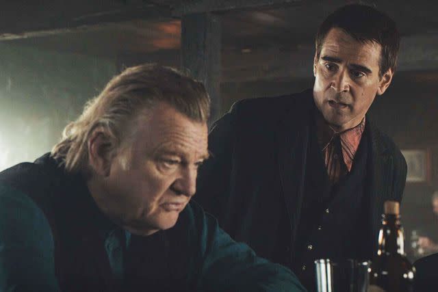 <p>Searchlight Pictures/Moviestore/Shutterstock</p> Brendan Gleeson and Colin Farrell in "The Banshees of Inisherin"