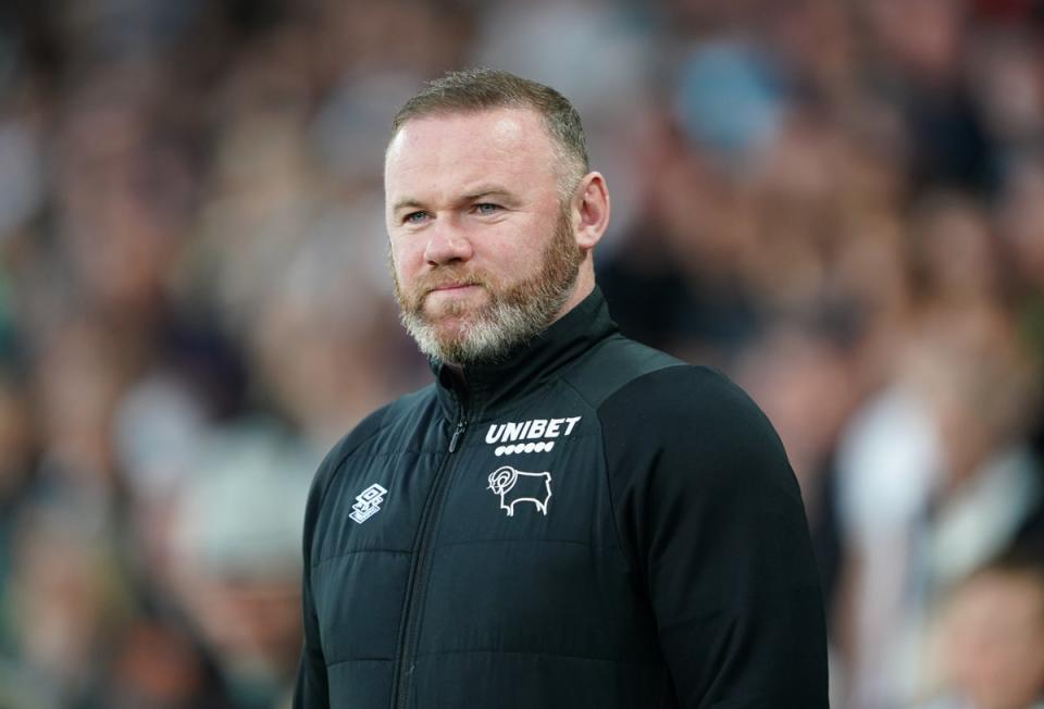 Wayne Rooney stepped down as Derby boss on Friday (Zac Goodwin/PA) (PA Wire)