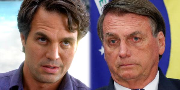 Mark Ruffalo y el presidente Bolsonaro protagonizaron una pelea política en redes sociales 