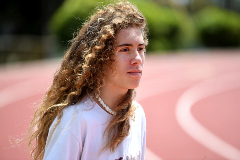 Ventura High's Anthony Fast Horse broke the 25-year-old school record in the 3,200 by nearly five seconds with a time of 8:51.40.