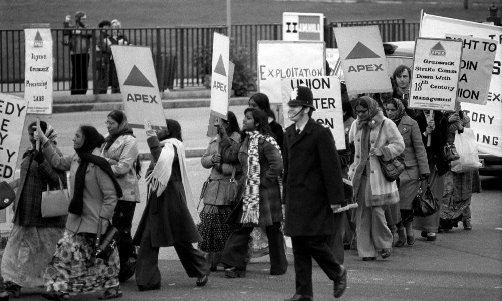 Grunwick protesters in north London, 1976: ‘the grounding for the struggles of my generation’