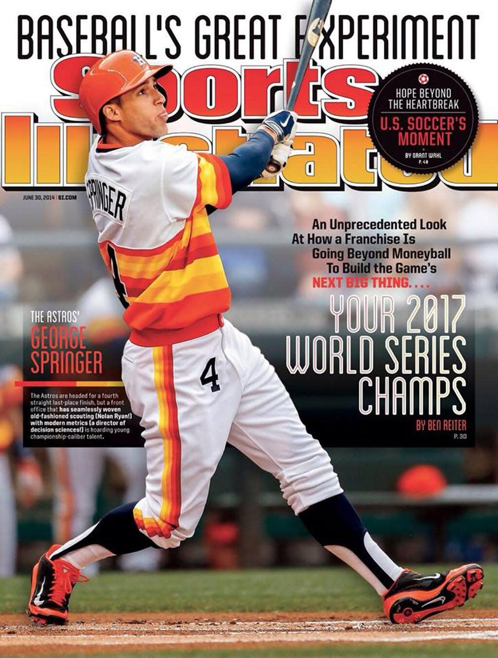 SI Cover George Springer Astros World Series