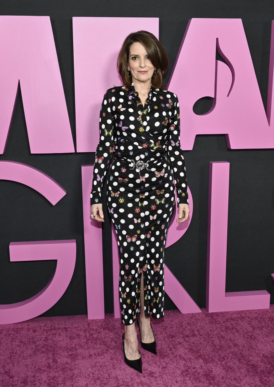 Tina Fey asiste al estreno mundial de "Mean Girls" en el cine AMC Lincoln Square el lunes 8 de enero de 2024, en Nueva York. (Evan Agostini/Invision/AP)