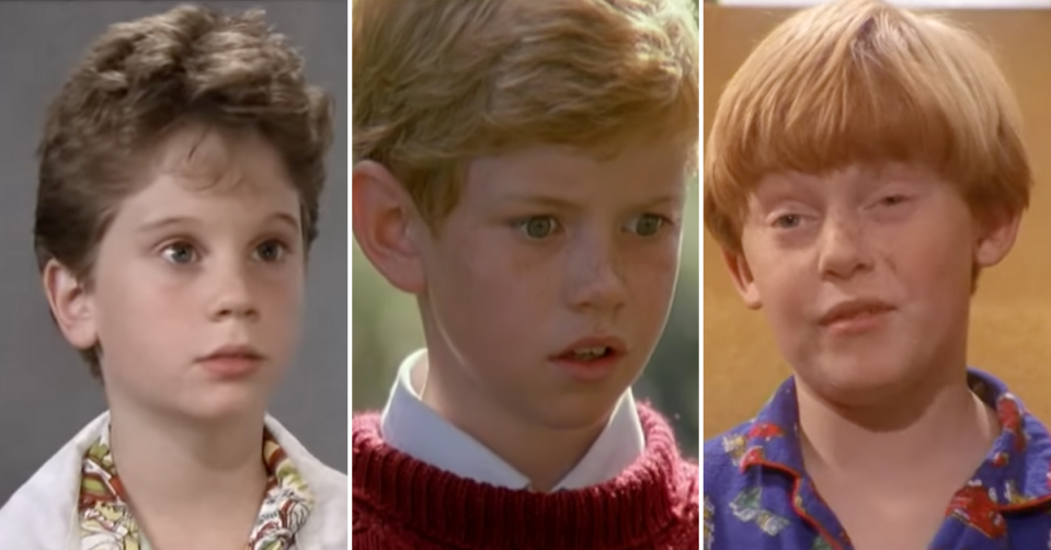 The three actors who played Bronson in Round The Twist