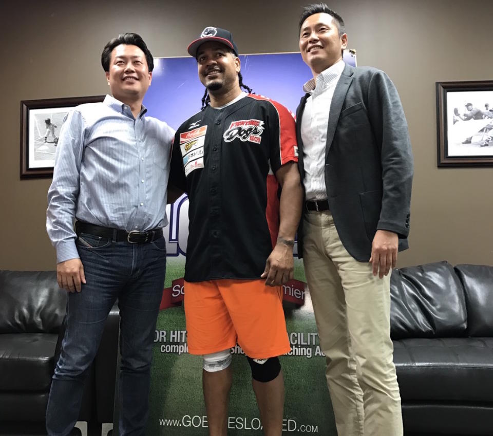 Manny Ramirez is joining the Kochi Fighting Dogs in Japan. (Fighting Dogs)
