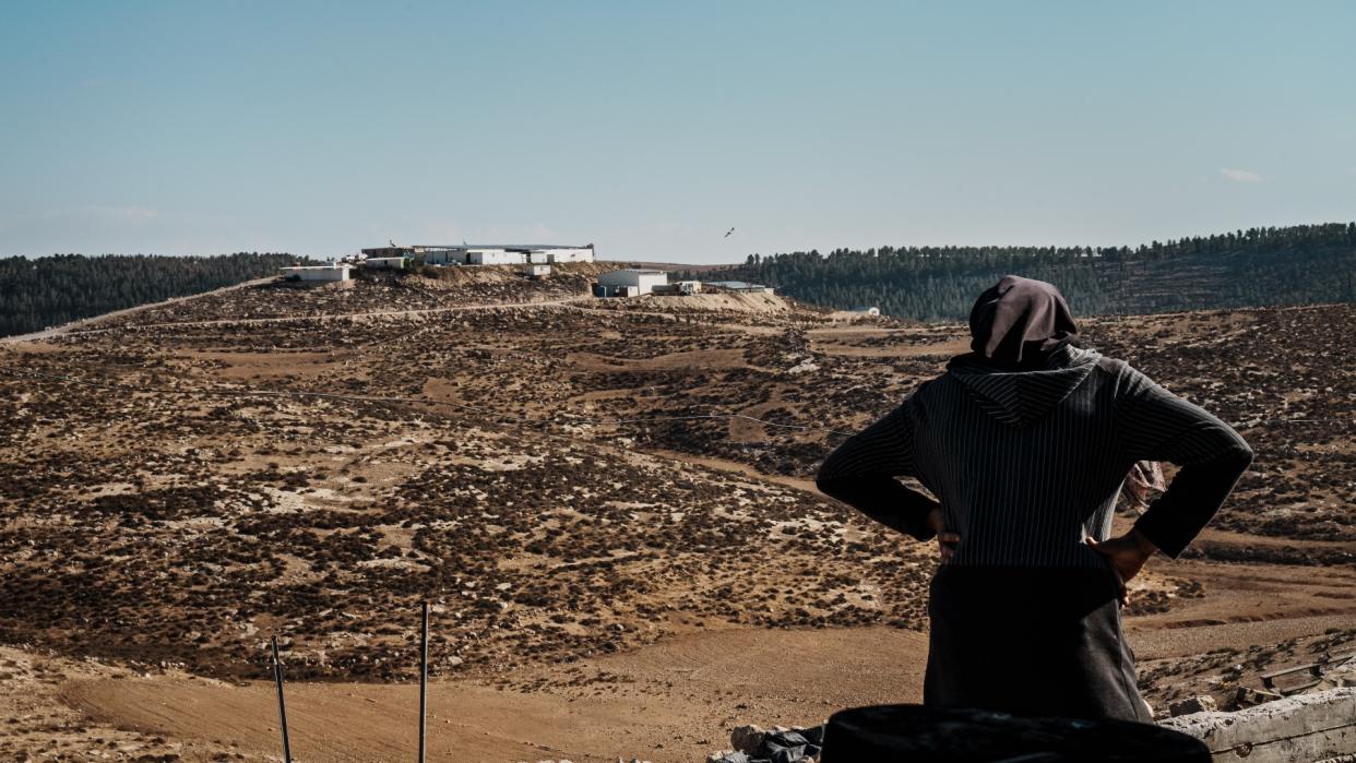  Israeli settlement, West Bank. 