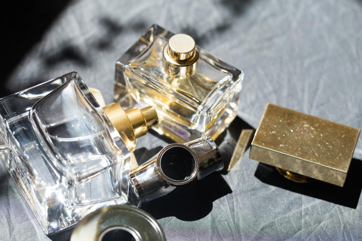 perfume bottle in the sun - Image.