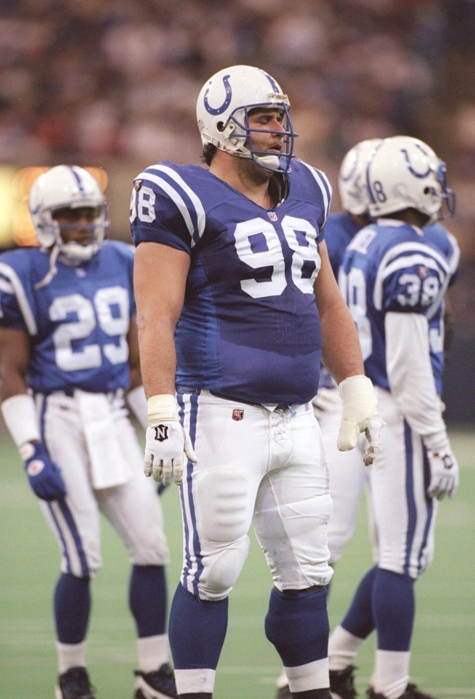 Tony Siragusa played on the Indianapolis Colts defensive line from 1990-1996 and helped lead the team to an AFC Championship Game appearance following the 1995 season.