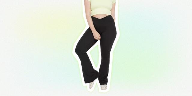 Crossover leggings TikTok advertising, TikTok crossover leggings ads