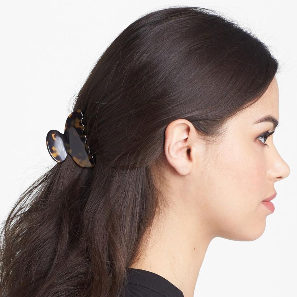 women with hair clip