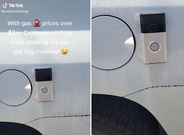 With Gas Prices Surging, People Are Putting Ring Cameras On Their Cars