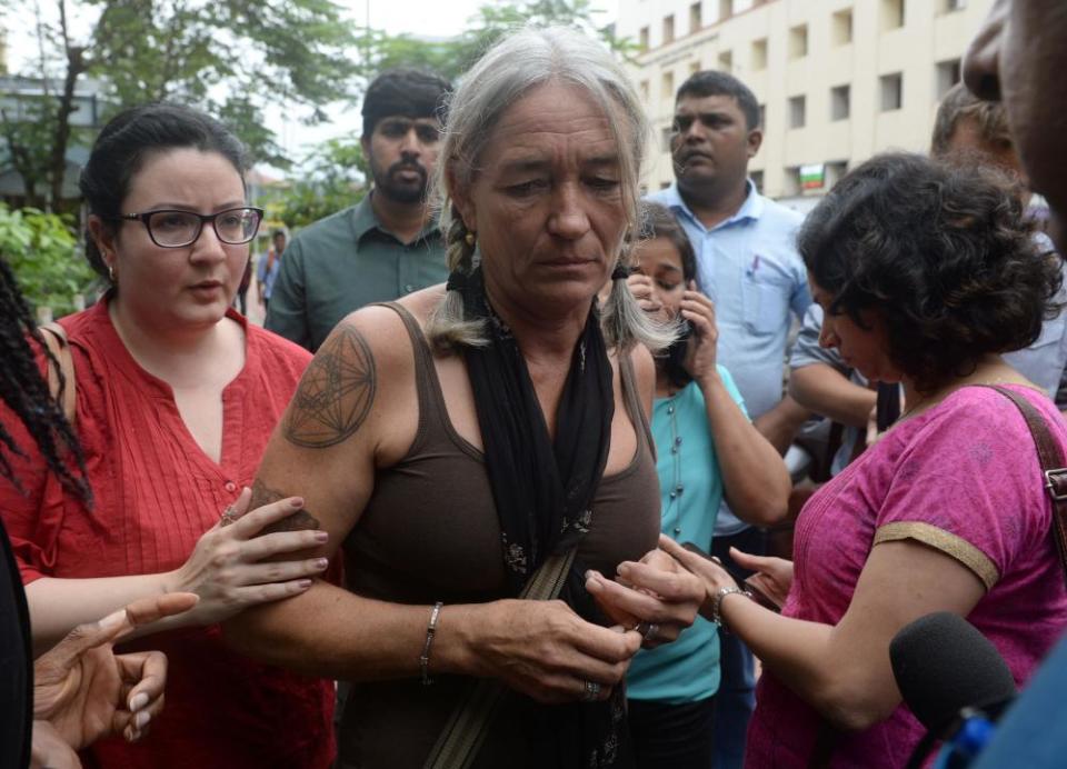 Scarlett Keeling’s mother Fiona MacKeown at the Goa children’s court in 2016