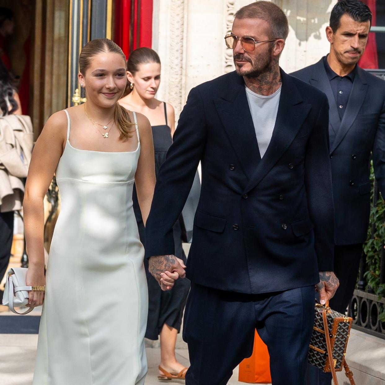  Victoria Beckham fashion show at Paris Fashion Week. 