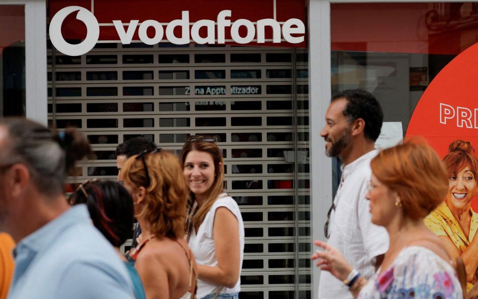 A Vodafone store in Ronda, Spain, 2022