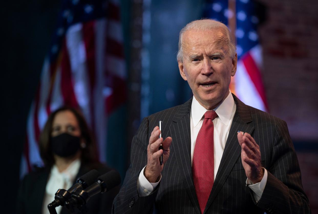 Joe Biden has chosen a former Facebook executive to be in charge of getting his agenda through Congress (AFP via Getty Images)