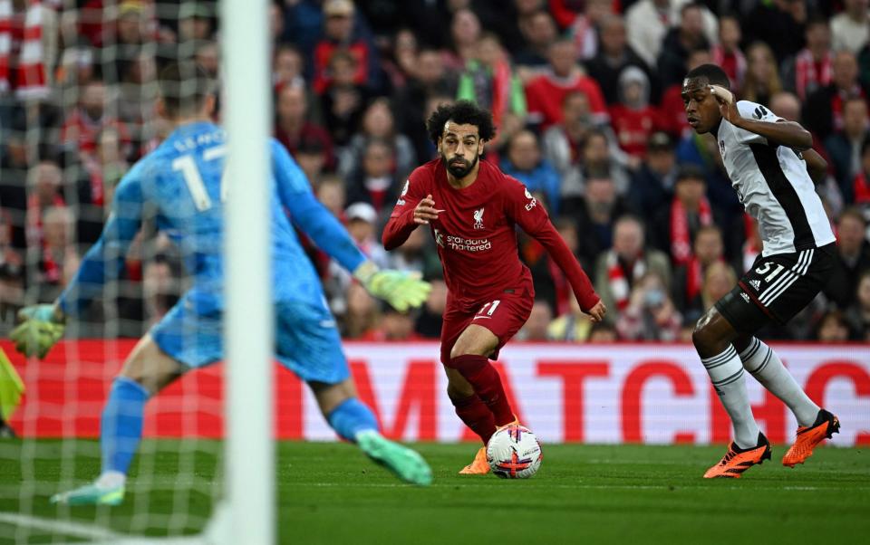 Mohamed Salah shot - AFP/Paul Ellis