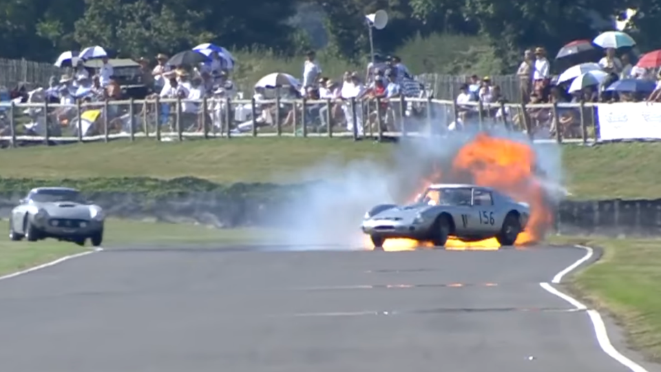 Watch a $50M Ferrari 250 GTO’s V12 Grenade Itself Mid Race photo