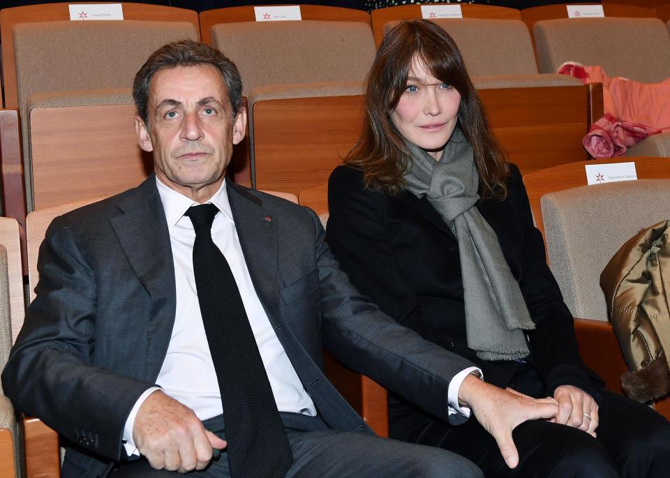 Carla Bruni y Nicolas Sarkozy