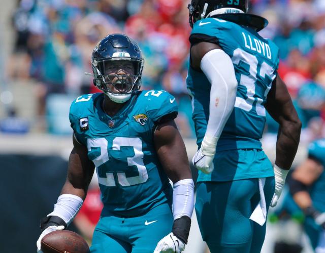 Jaguars defense not satisfied with first 2 weeks, says Foye Oluokun