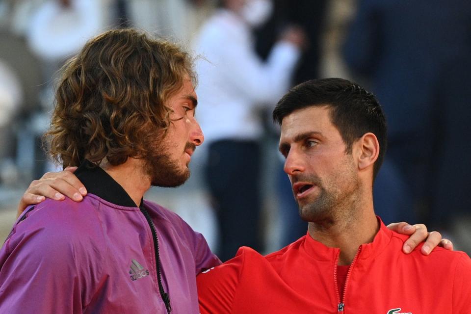 Djokovic overcame Stefanos Tsitsipas to win a record-breaking 10th Australian Open (AFP via Getty Images)