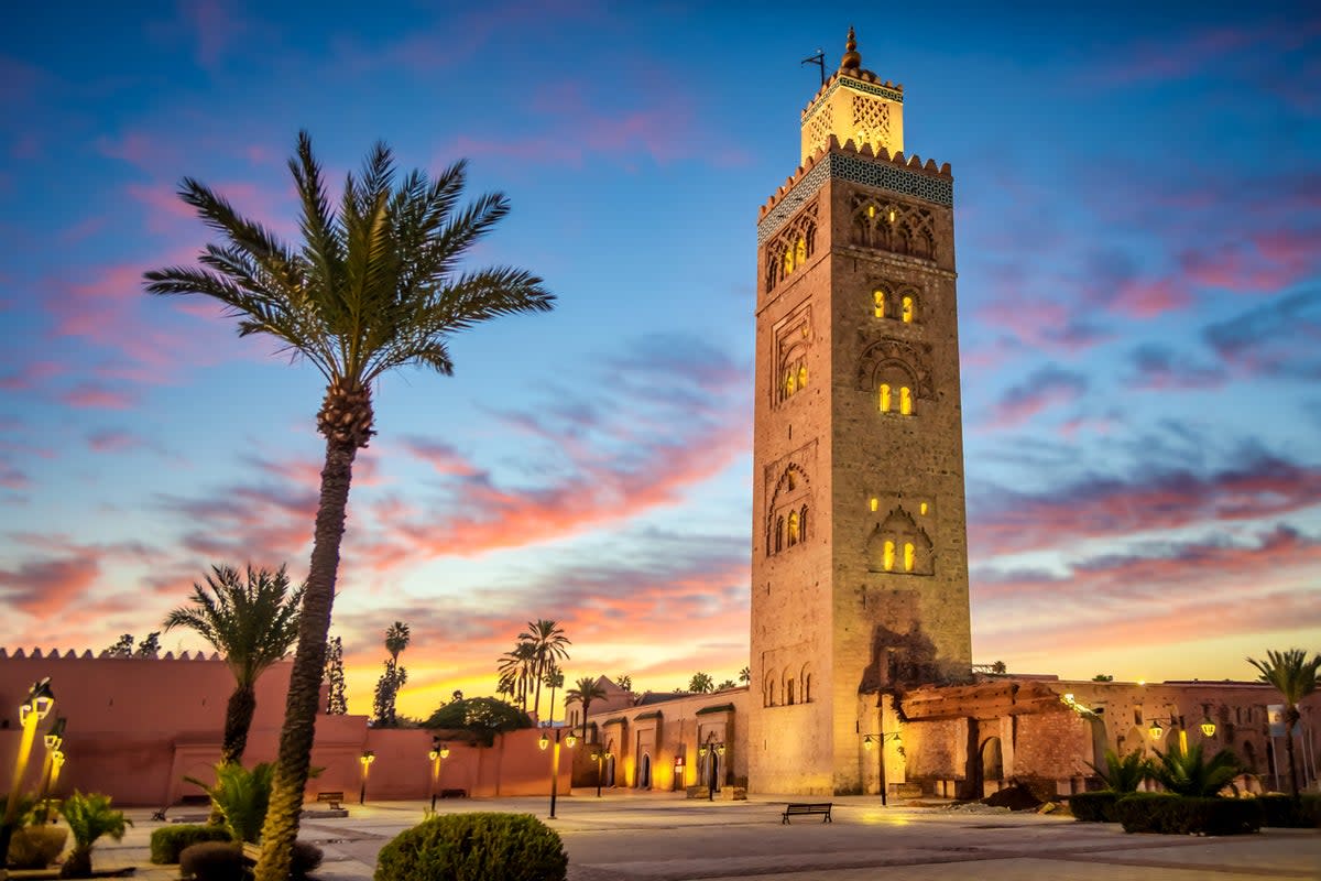 A view of Koutoubia Mosque in the morning (Getty Images)