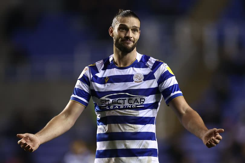 Reading striker Andy Carroll