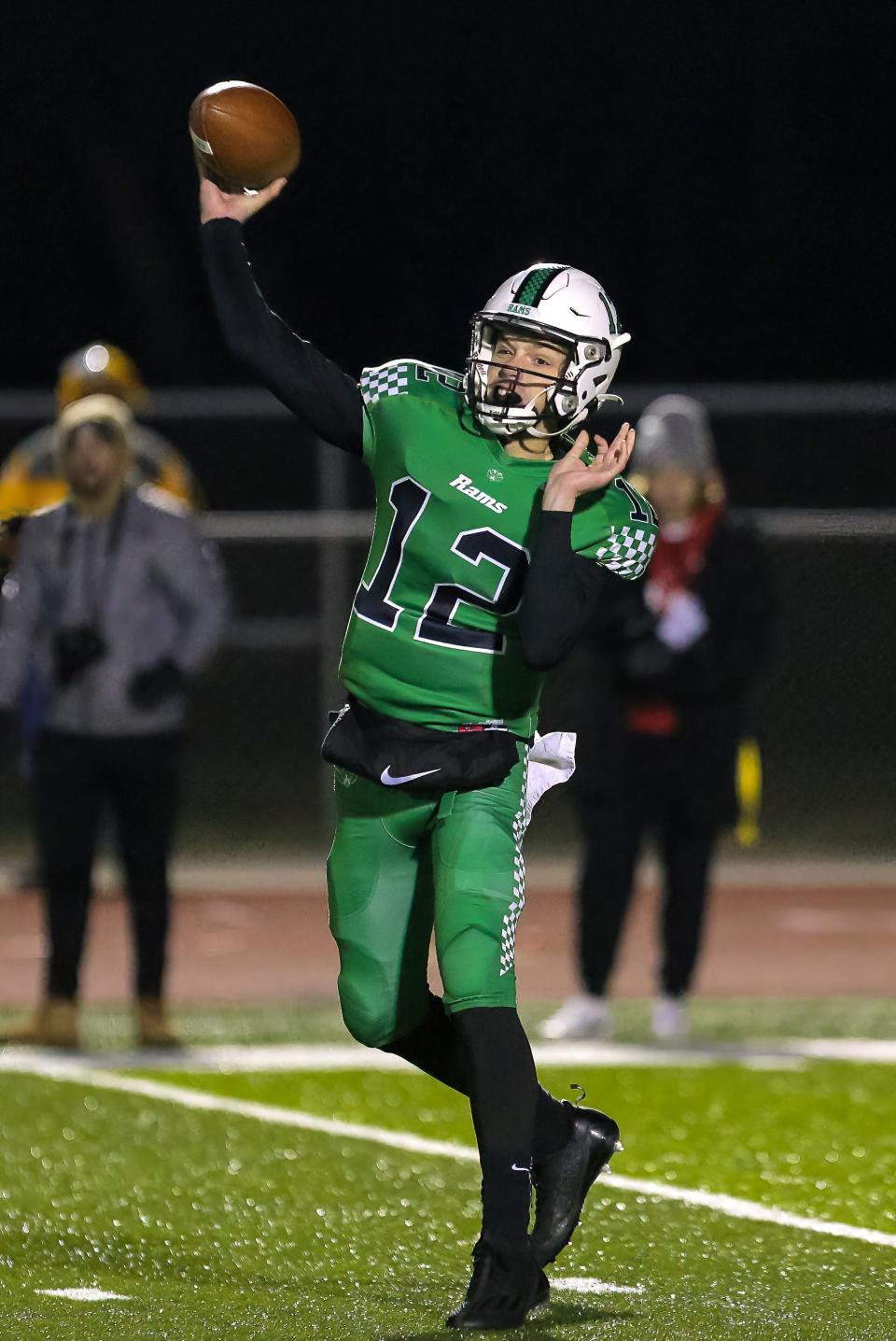 Alex Ritzie has led Badin to playoff success at quarterback the last two seasons.