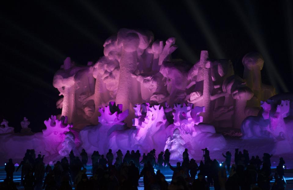 34th Annual Harbin Ice Festival kicks off in style