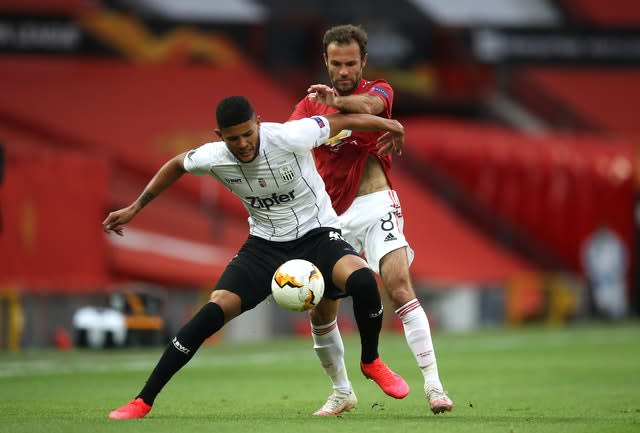 LASK faced Manchester United in the Europa League last season (Martin Rickett/PA).