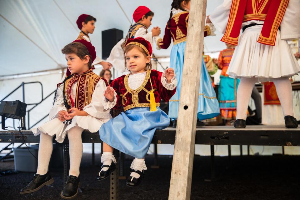 People enjoy food, dancing, and more at the Greek Festival of Corpus Christi at St. Nicholas Greek Orthodox Church on Saturday, Nov. 5, 2022.