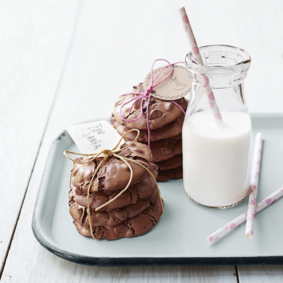 <p>These dark, gooey cookies just happen to be gluten-free, so no one has to miss out on dessert.</p><p><em><a href="https://www.goodhousekeeping.com/food-recipes/a15372/chocolate-volcano-cookies-gluten-free-recipe-ghk0514/" rel="nofollow noopener" target="_blank" data-ylk="slk:Get the recipe for Chocolate Volcano Cookies »;elm:context_link;itc:0;sec:content-canvas" class="link ">Get the recipe for Chocolate Volcano Cookies »</a></em></p><p><strong>RELATED: </strong><a href="https://www.goodhousekeeping.com/food-recipes/dessert/g376/gluten-free-dessert-recipes/" rel="nofollow noopener" target="_blank" data-ylk="slk:25 Gluten-Free Desserts That Will Be the Hit of Any Party;elm:context_link;itc:0;sec:content-canvas" class="link ">25 Gluten-Free Desserts That Will Be the Hit of Any Party</a><br></p>