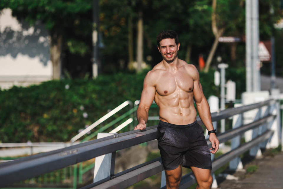 Singapore #Fitspo of the Week: Philipp Nardozza. (PHOTO: Cheryl Tay)