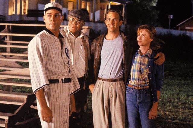 <p>Universal/Courtesy Everett Collection</p> Ray Liotta, James Earl Jones, Kevin Costner, Amy Madigan in "Field of Dreams"