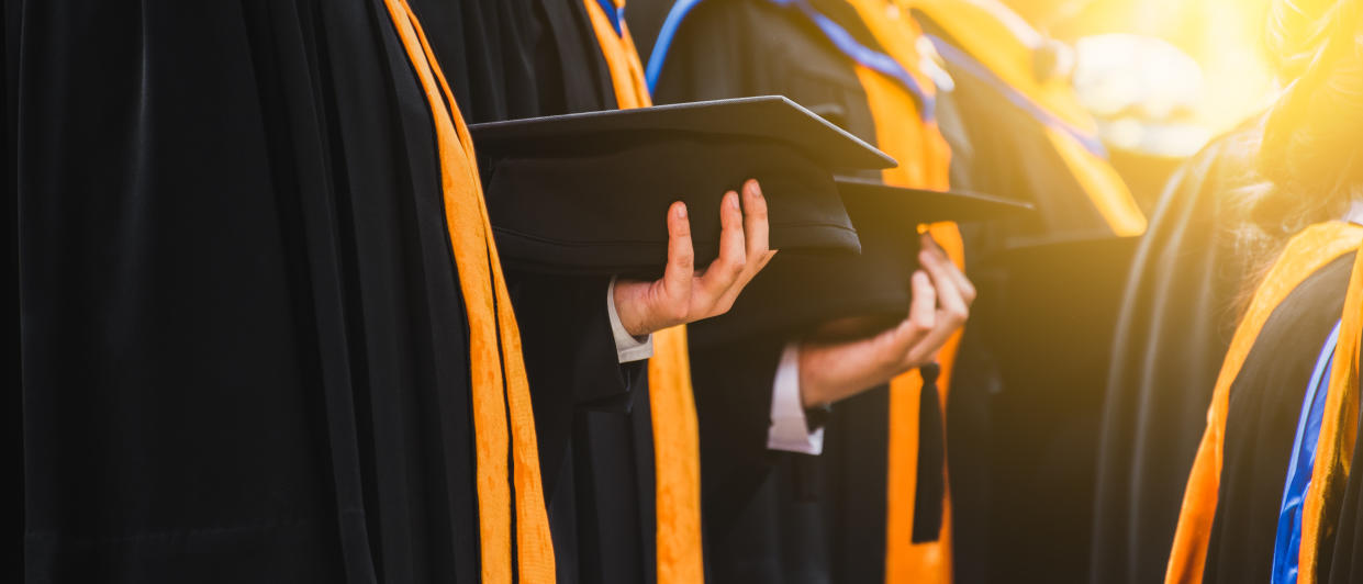 Aaliyah Glover graduated from Stevens High School despite having an incarcerated father who is serving a life sentence for murder. (Credit: Getty)