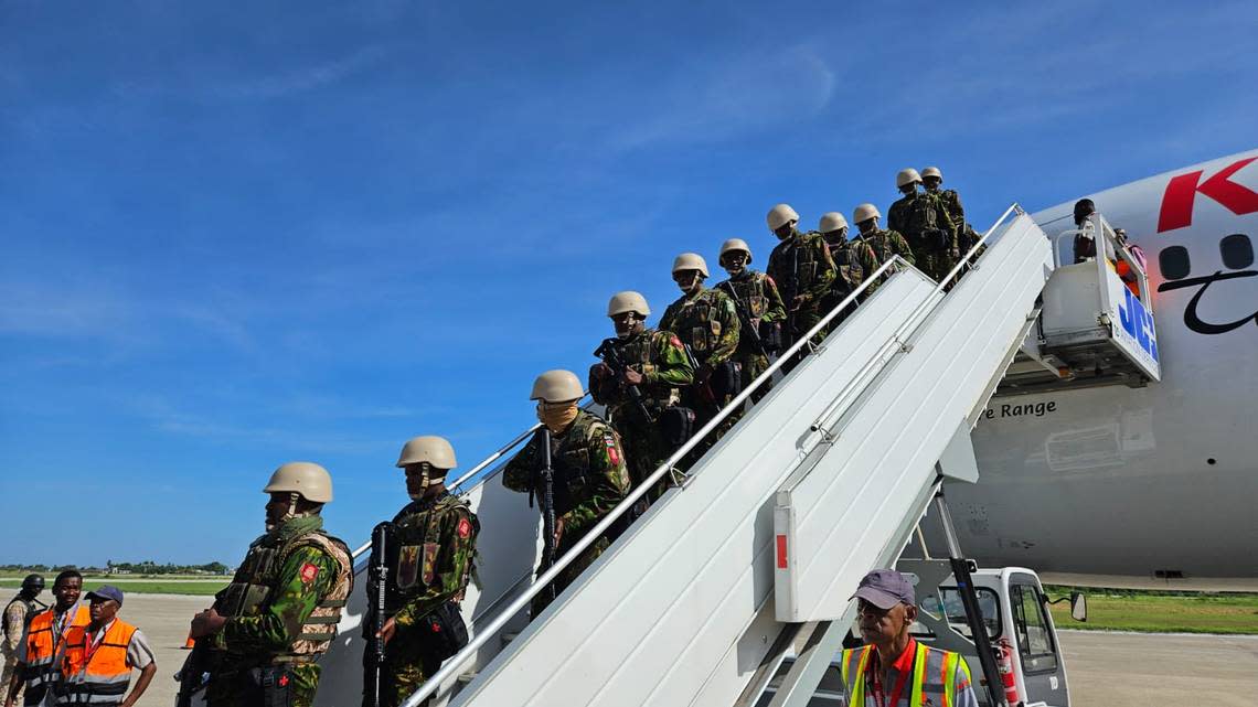 Approximately 200 Kenyan police officers and support staff arrive in Haiti as part of the first contingent of a United Nations-backed Multinational Security Support mission.