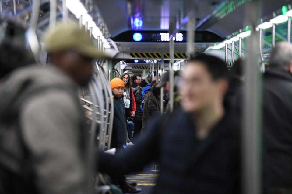 The MTA says it will use the billions from congestion pricing to finance expansions of the Second Avenue Subway and the purchase of hundreds of new subway cars, like the new trains running on the C line. Matthew McDermott