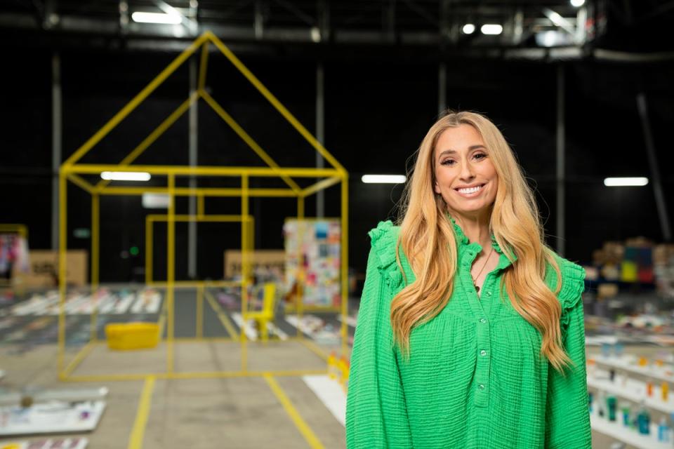 Stacey Solomon, posing in a promo snap for Sort Your Life Out, is said to have been poached from the hit BBC show (BBC/Optomen TV/James Stack)