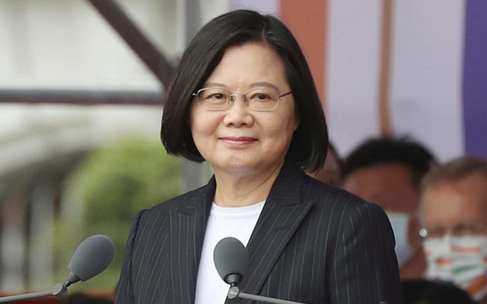 President Tsai Ing-wen was due to meet Ambassador Craft on Thursday - Chiang Ying-ying/AP