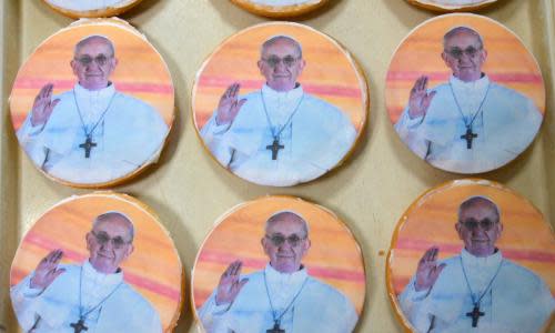 Pope Francis cookies