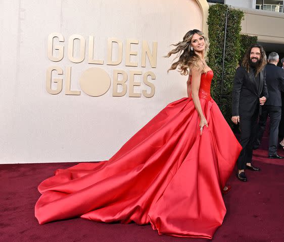 <p>Axelle/Bauer-Griffin/FilmMagic</p> Heidi Klum attends the 81st Annual Golden Globe Awards