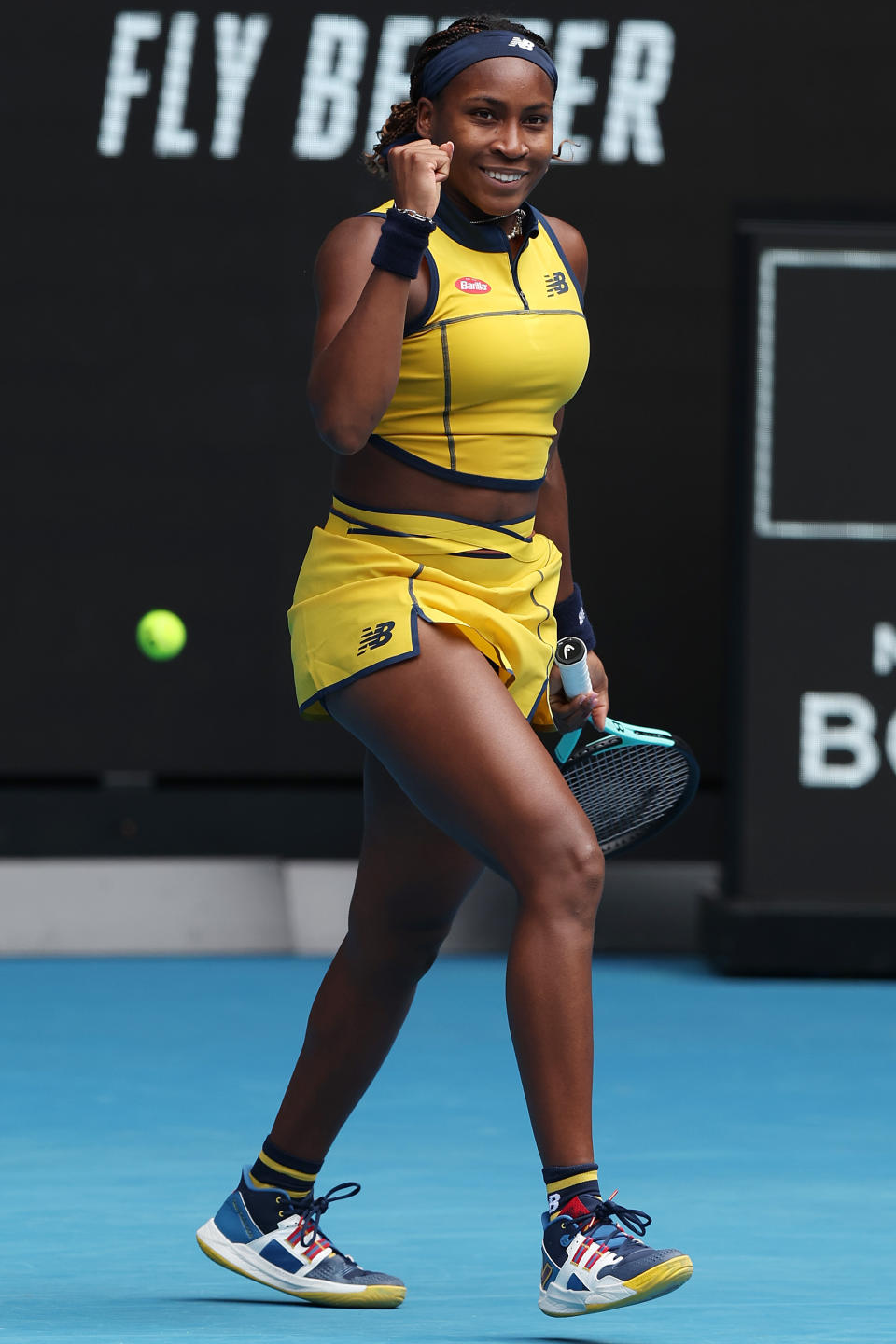 Coco Gauff, new balance, 2024 Australian Open, tennis shoes, sneakers, new balance sneakers, coco guaff sneakers