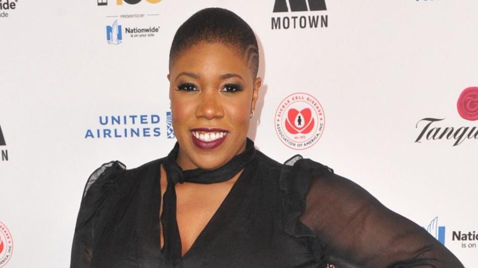 Symone Sanders, who was a senior adviser to the Biden-Harris campaign, is seen as a potential candidate for the role of White House press secretary. (Photo by Rachel Luna/Getty Images)