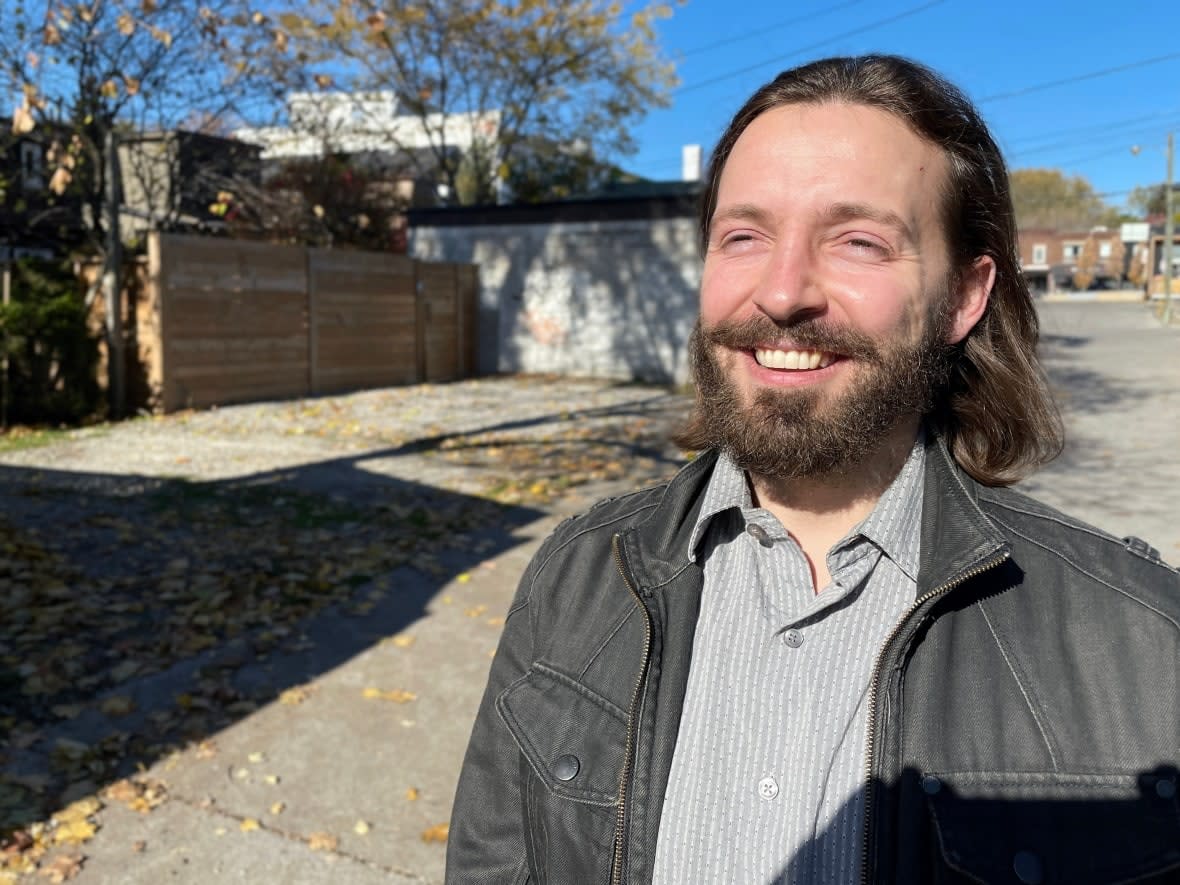 Steven Winkelman is excited for the new HQ clinic to open. He says it will offer Toronto's queer community a much-needed health-care hub. (Michael Cole/CBC - image credit)