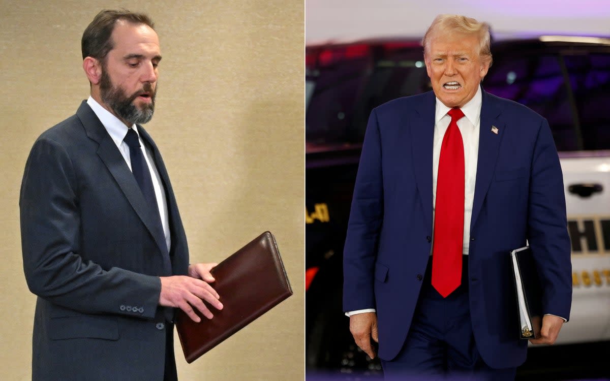 Justice Department special counsel Jack Smith is prosecuting a case against Donald Trump for his allegedly criminal attempts to subvert his 2020 election loss (AFP via Getty Images)