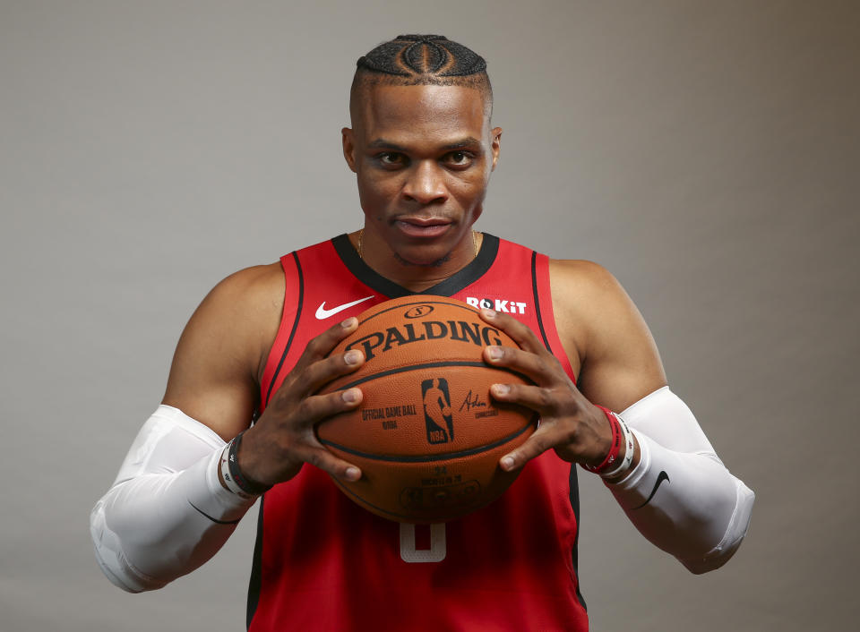 Houston Rockets guard Russell Westbrook