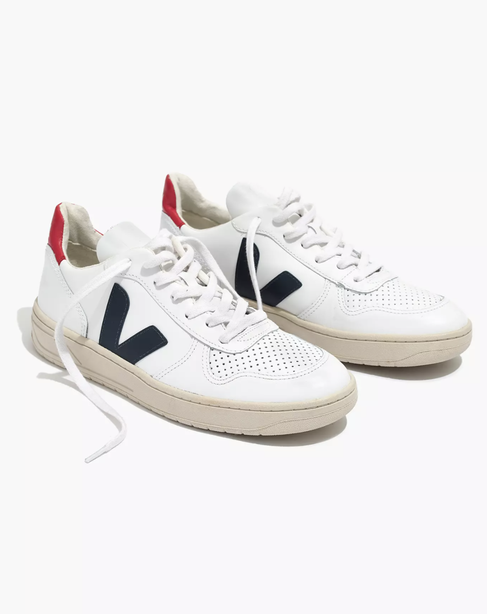 <p><strong>Veja</strong></p><p>madewell.com</p><p><strong>$150.00</strong></p><p><a href="https://go.redirectingat.com?id=74968X1596630&url=https%3A%2F%2Fwww.madewell.com%2Fvejatrade%253B-v-10-sneakers-in-colorblock-H7213.html&sref=https%3A%2F%2Fwww.redbookmag.com%2Flife%2Fg34761662%2Fgifts-for-teenage-girls%2F" rel="nofollow noopener" target="_blank" data-ylk="slk:Shop Now;elm:context_link;itc:0;sec:content-canvas" class="link ">Shop Now</a></p><p>Veja sneakers will pair well with just about any outfit (just ask <a href="https://www.womenshealthmag.com/life/a30210284/meghan-markle-white-sneakers-sale-nordstrom/" rel="nofollow noopener" target="_blank" data-ylk="slk:Meghan Markle;elm:context_link;itc:0;sec:content-canvas" class="link ">Meghan Markle</a>). Bonus? They're also super comfy and last basically forever.</p>